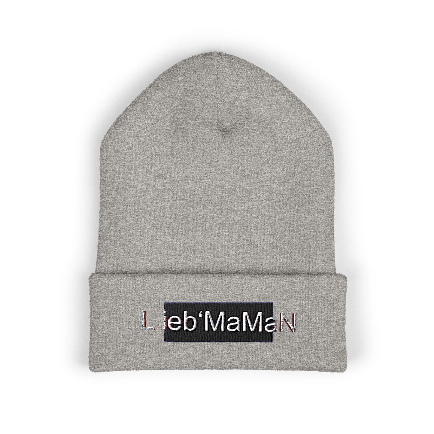 Beanie Hat with Lieb MaMaN Embroidery