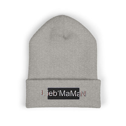 Beanie Hat with Lieb MaMaN Embroidery