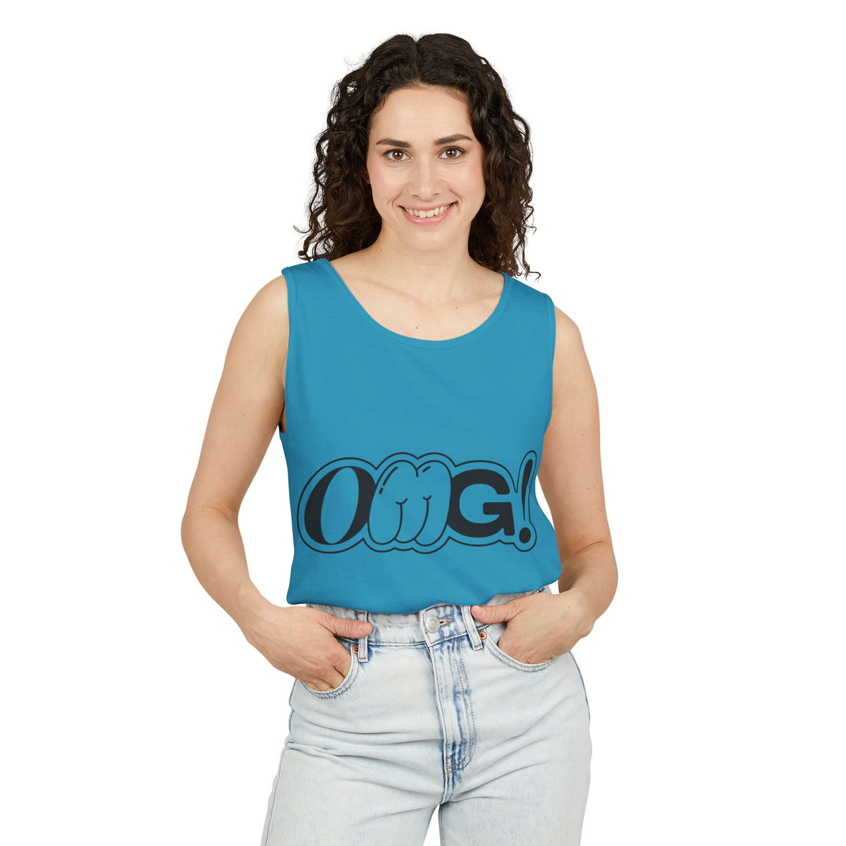 OMG!-Dyed Tank Top