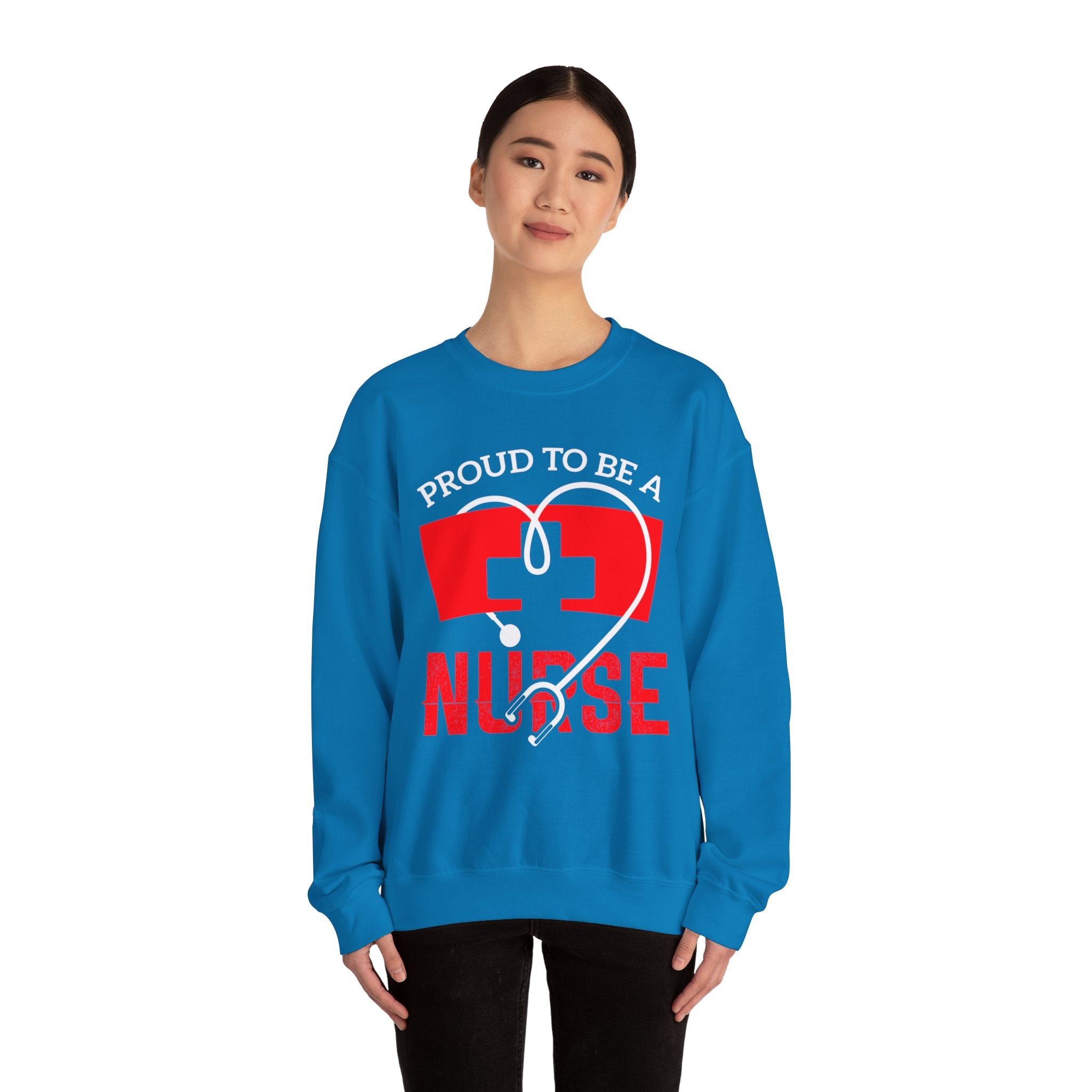 Fier d’être un sweat-shirt unisexe infirmière 