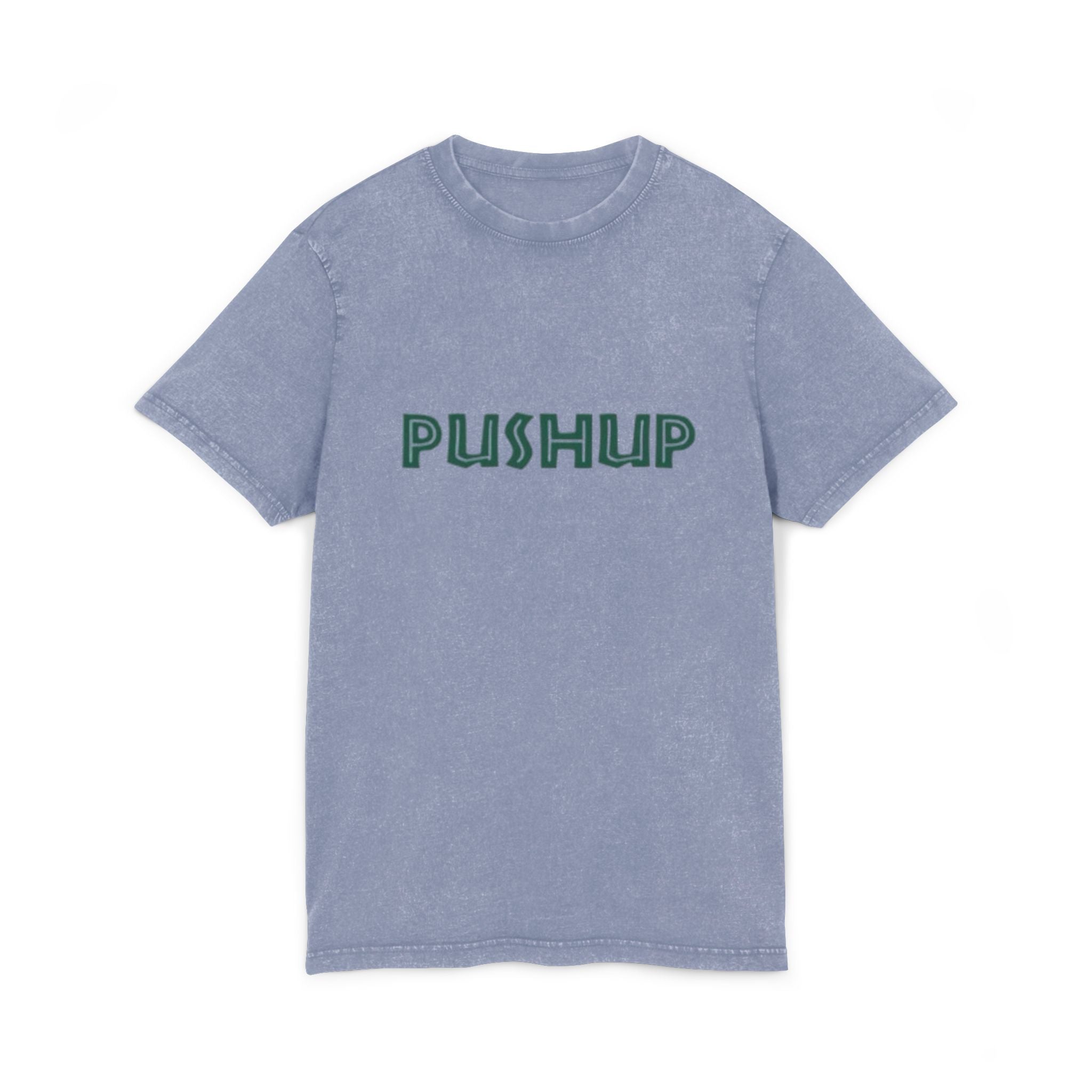 Acid Washed Pushup Tee - Unisex Vintage Style T-Shirt