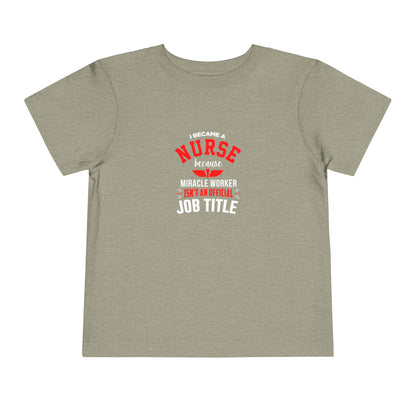 I Became A Nurse Toddler Tee