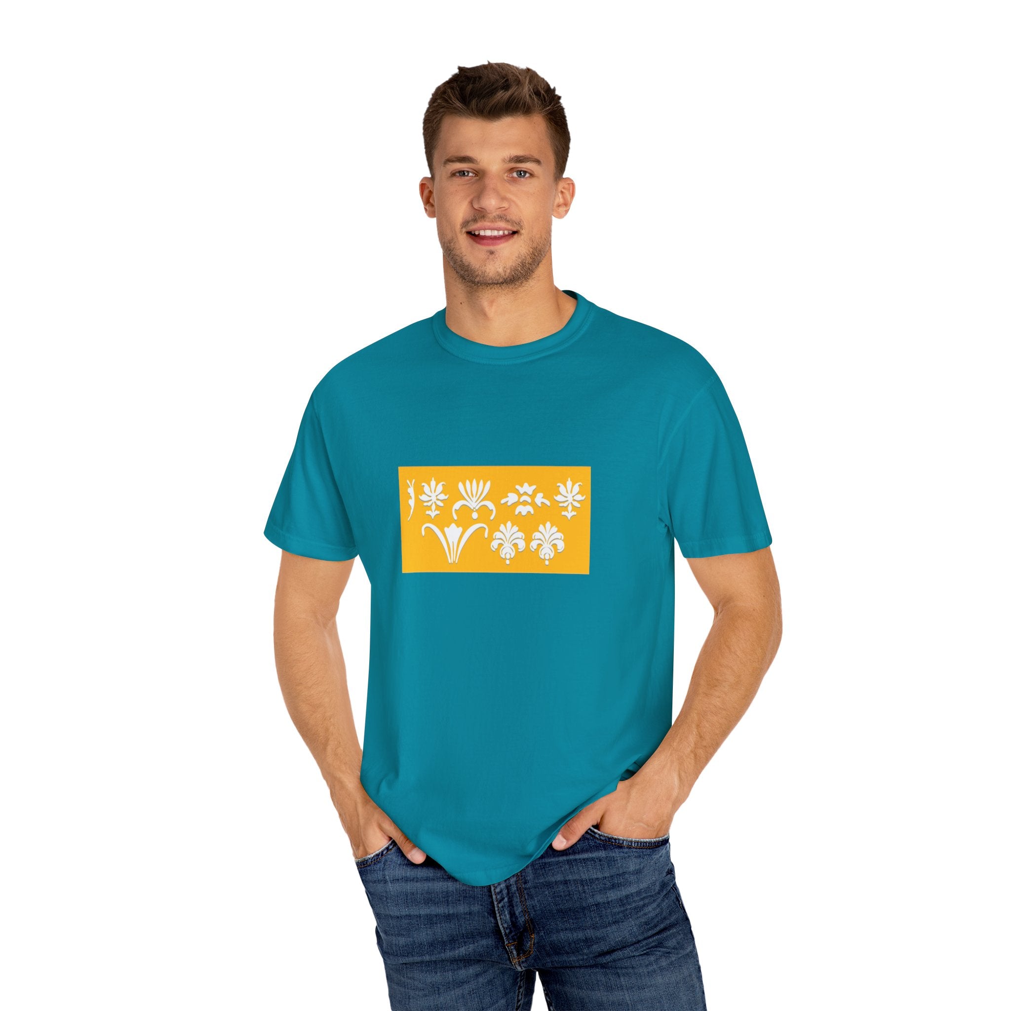 Vibrant Floral Print T-Shirt,Everyday Style