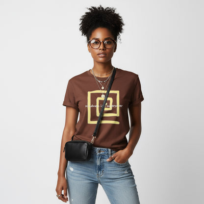 Oversized Tee - Kindness is a Super Power Graphic Design Shirt for Men Printify