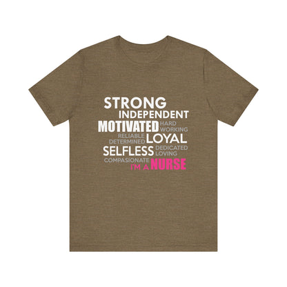 Strong Independent Motivated Loyal Selfless Unisex Tee