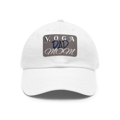 Yoga Dad Hat with Leather Patch - Casual Style for Active Parents