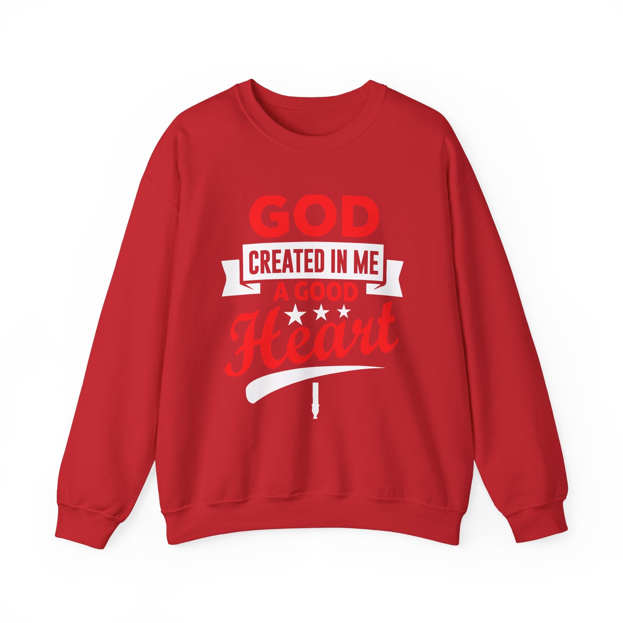 Dieu a créé en moi un sweat-shirt unisexe au bon cœur 