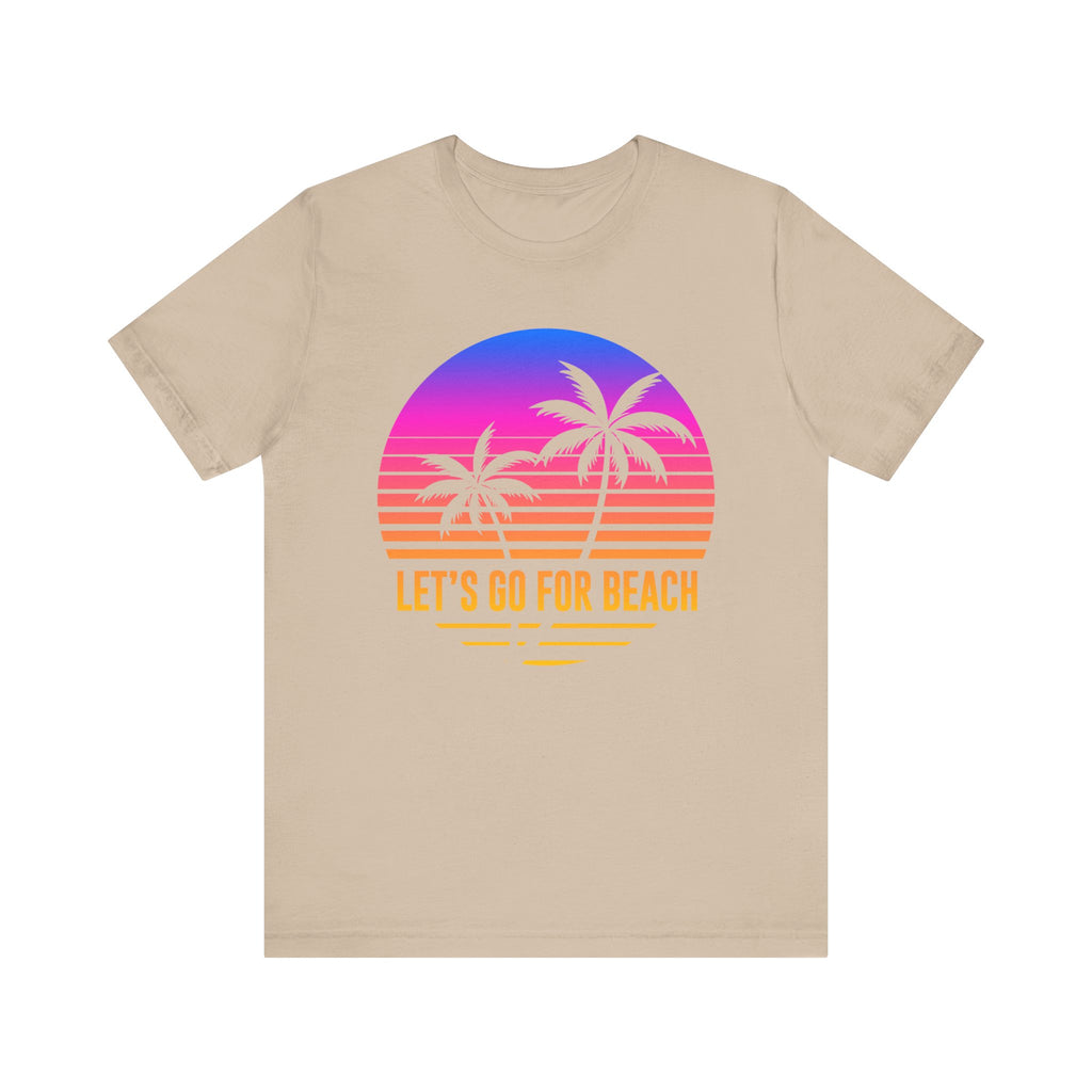 Allons-y pour la plage Tee-shirt unisexe 