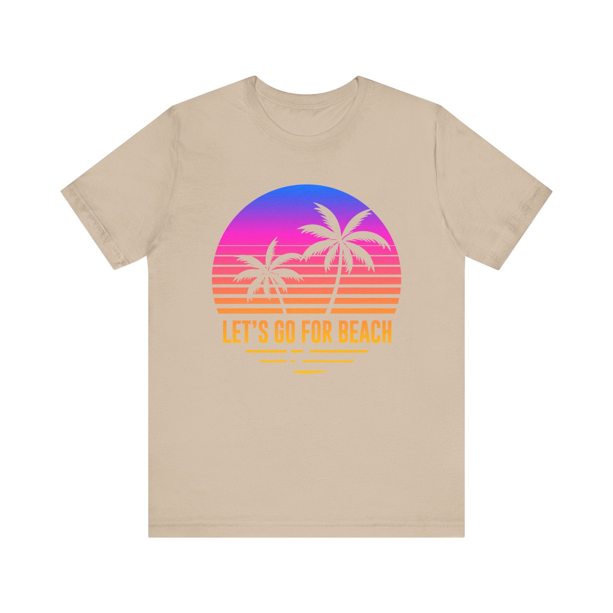 Allons-y pour la plage Tee-shirt unisexe 