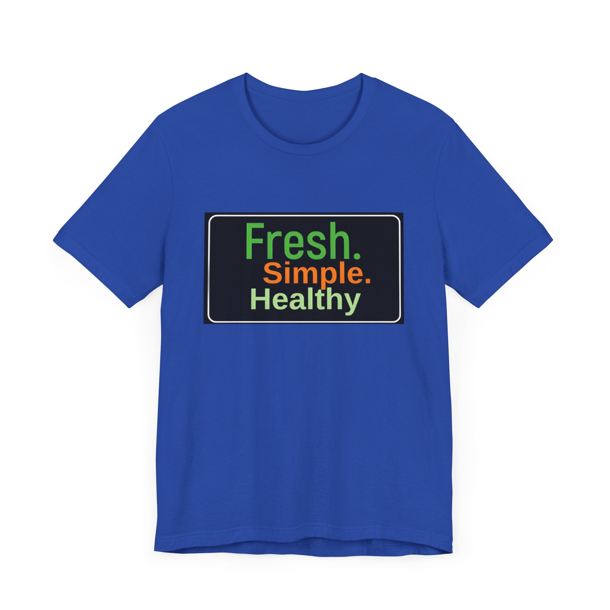 Unisex Fresh Simple Short Sleeve Tee