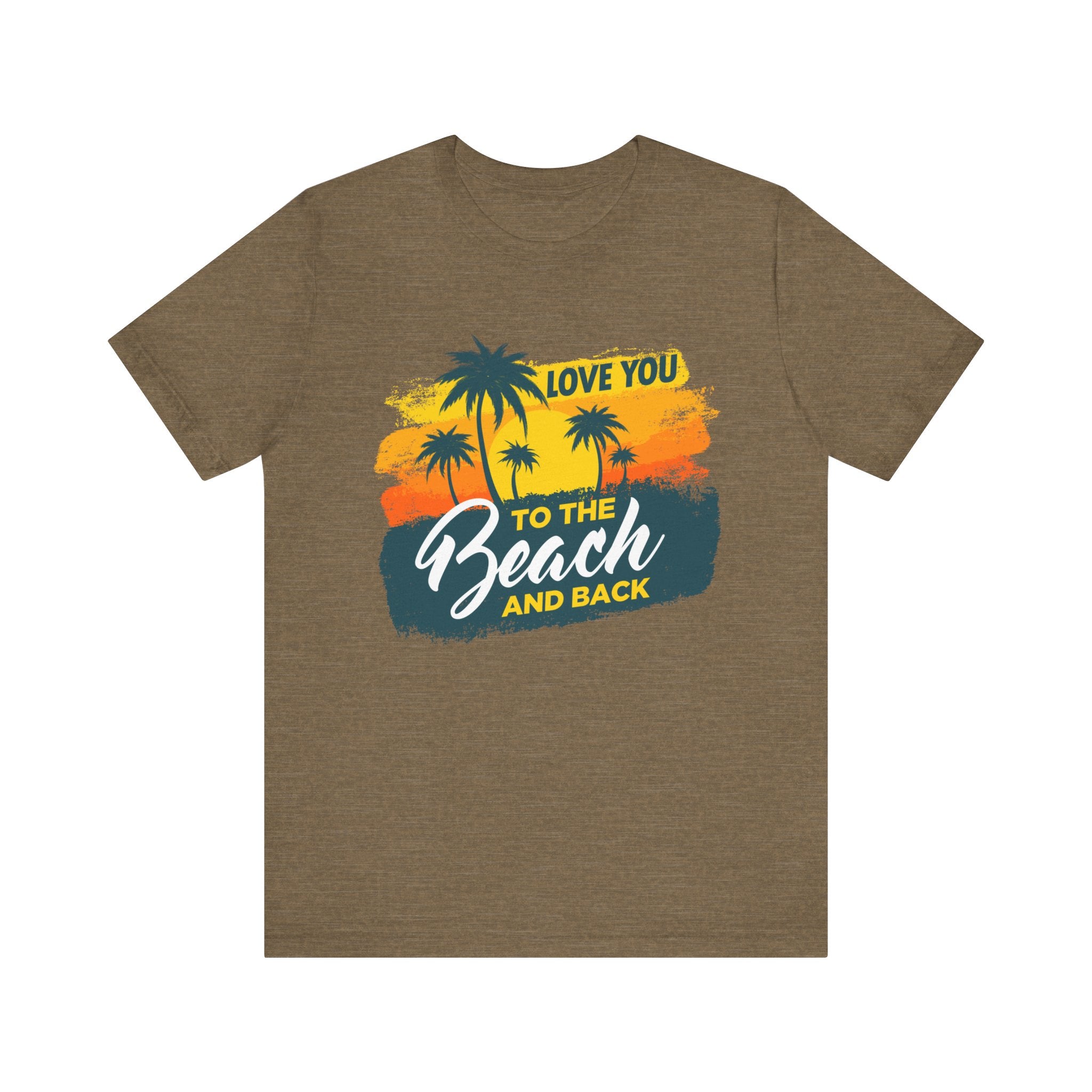 Je t’aime à la plage Tee unisexe 