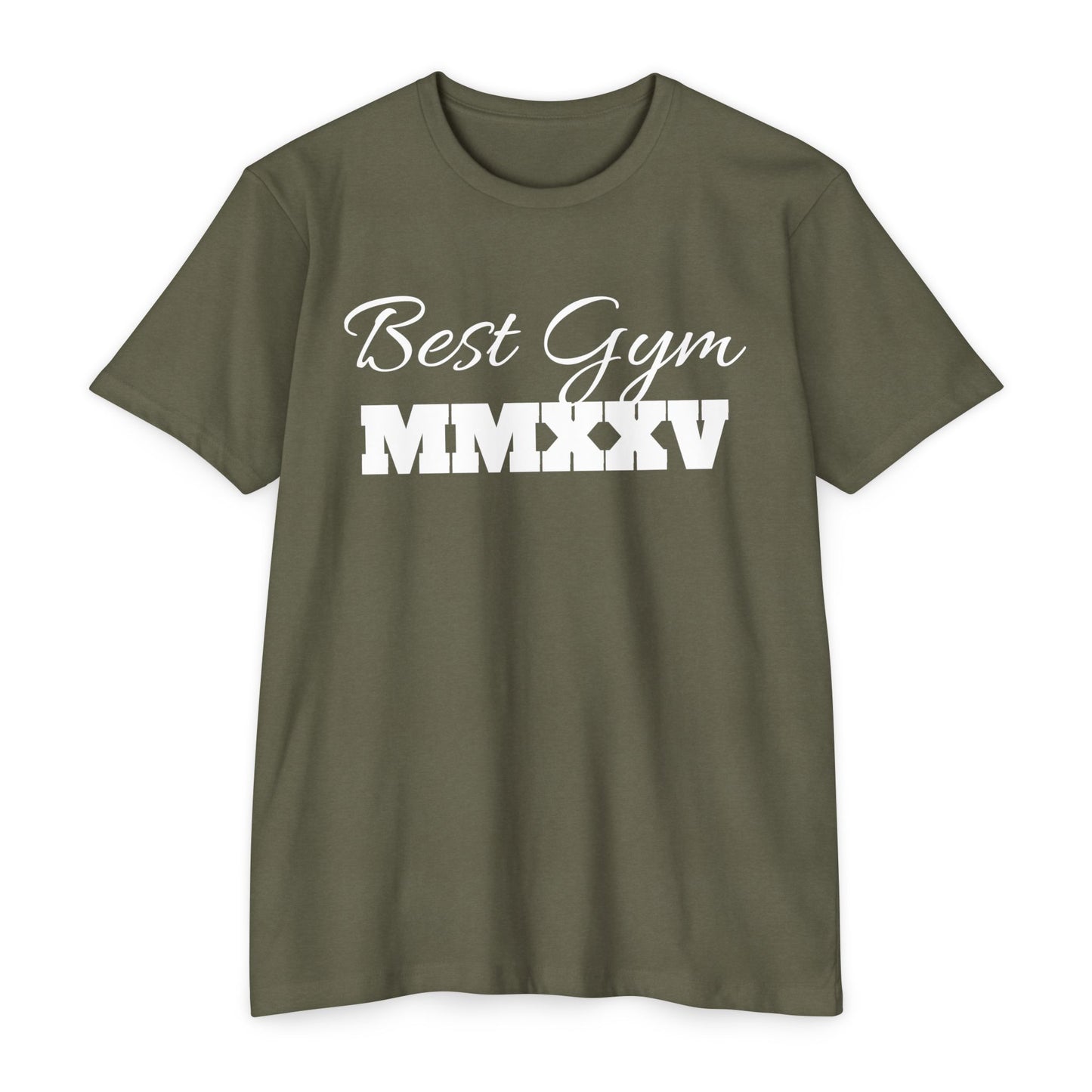 Best Gym Unisex CVC Jersey T-Shirt - Comfortable Fitness Apparel