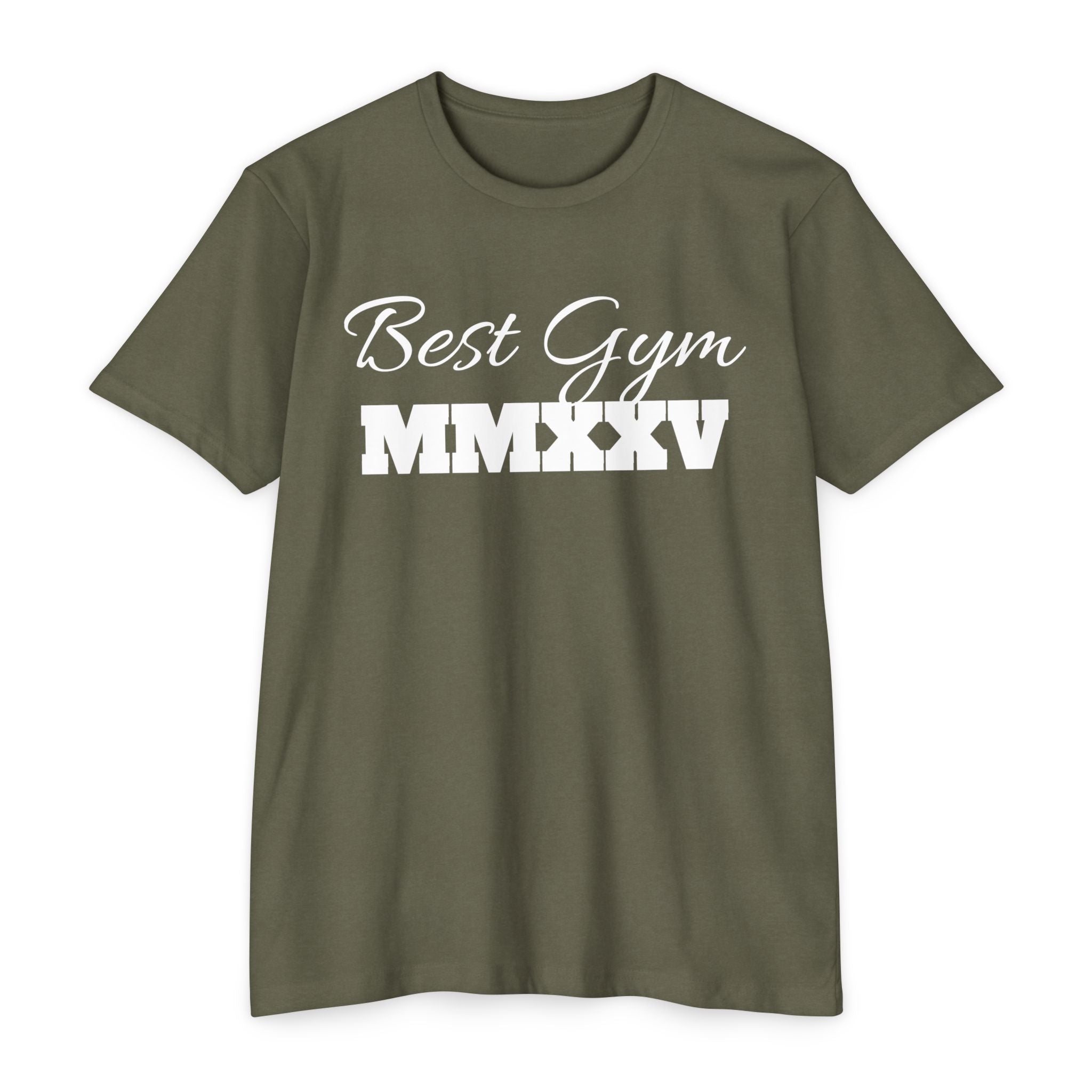 Best Gym Unisex CVC Jersey T-Shirt - Comfortable Fitness Apparel