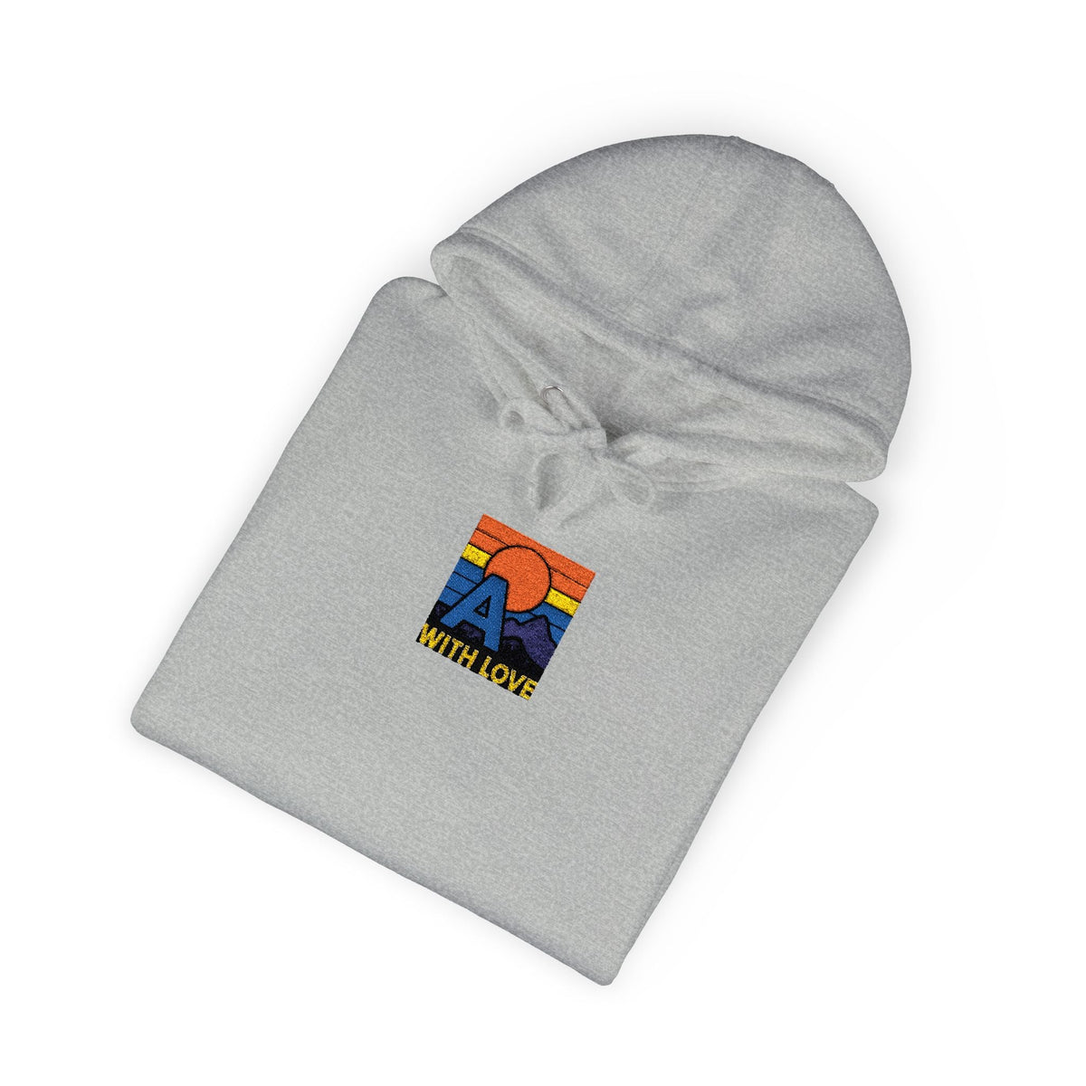 Colorful Mountain Unisex Fleece Hoodie, Cozy Sweatshirt, Casual Outfit, Gift for Nature Lovers, Fall Fashion Printify