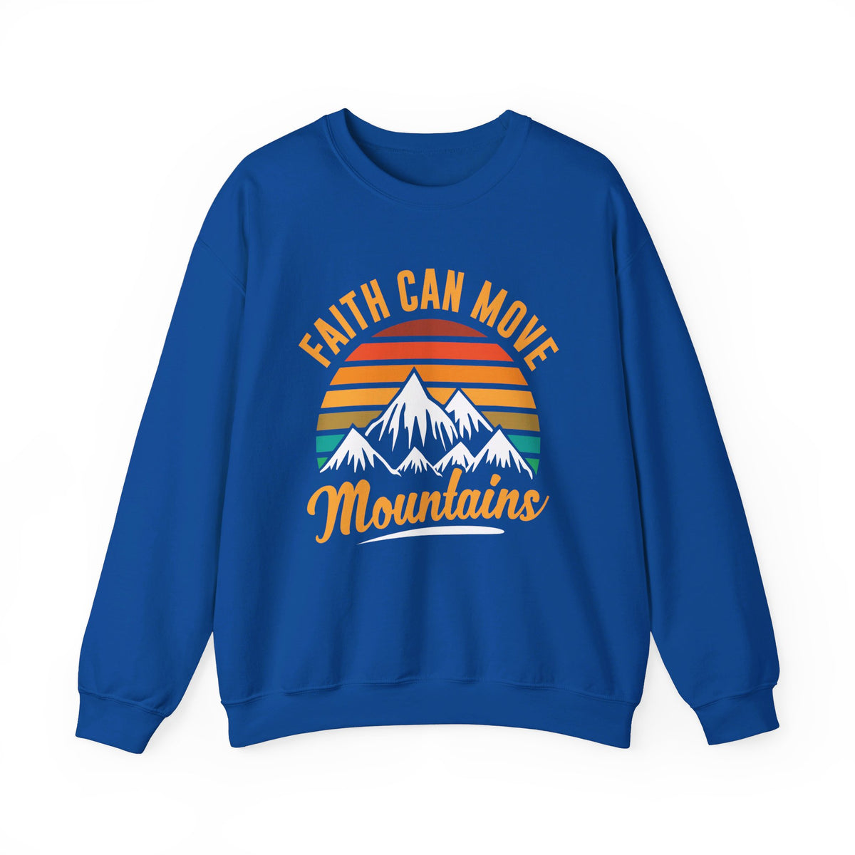 Faith Can Move Mountains Sweat-shirt unisexe 