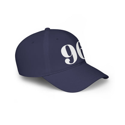 Vintage Red Baseball Cap with Bold '96' Design | Casual Sportswear