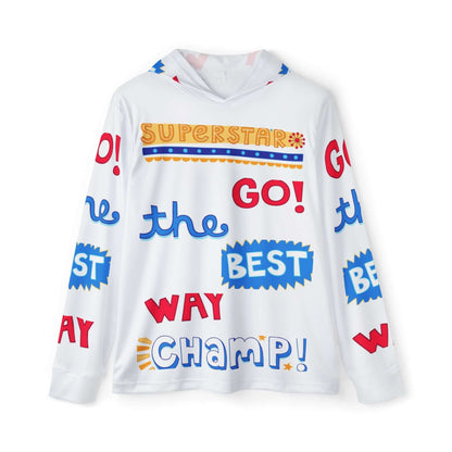 Sports Warmup Hoodie - Superstar Go the Best Way Champ Design