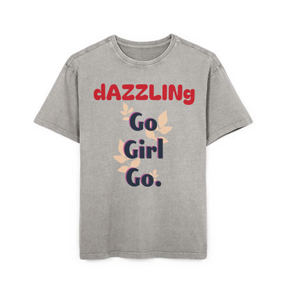 Oversize Tee - Dazzling 'Go Girl Go' Design