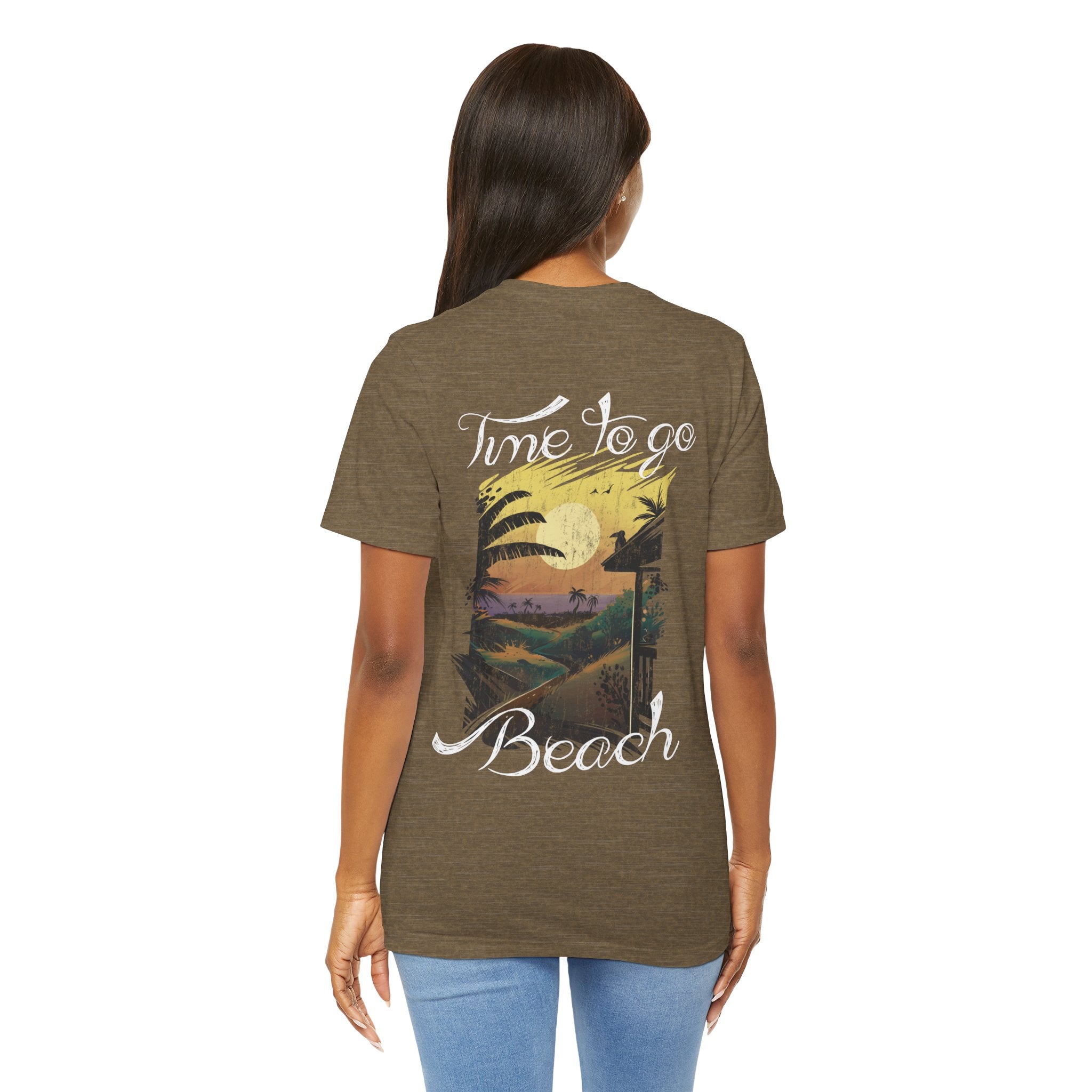 Il est temps d’aller à la plage Tee-shirt unisexe 
