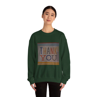 RCNSONS Unisex Crewneck Thanks Sweatshirt