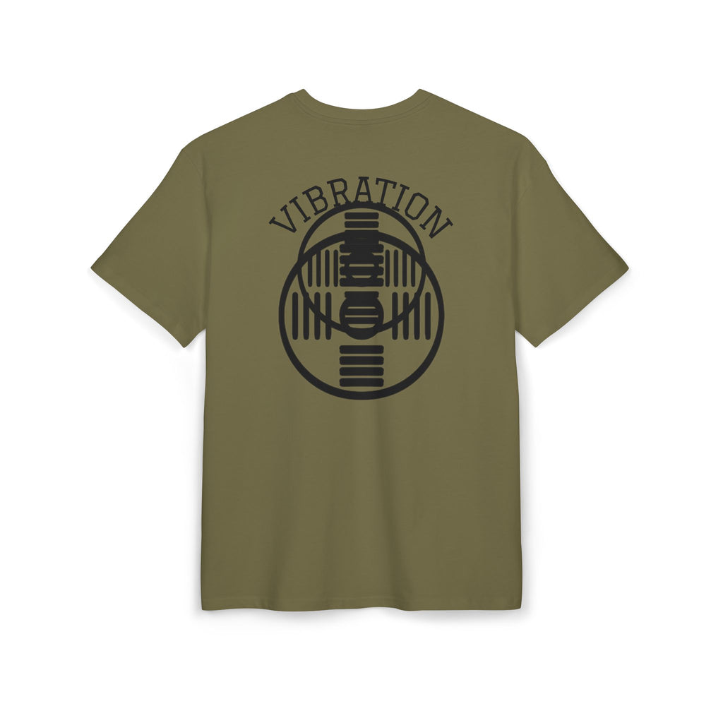 Unisex Vibration Oversized Tee | Comfortable Streetwear, Gym Apparel, Gift for Fitness Lovers, Casual Daily Wear, Graphic Tee
