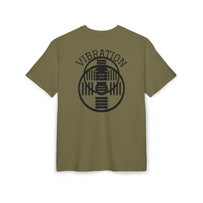 Unisex Vibration Oversized Tee | Comfortable Streetwear, Gym Apparel, Gift for Fitness Lovers, Casual Daily Wear, Graphic Tee