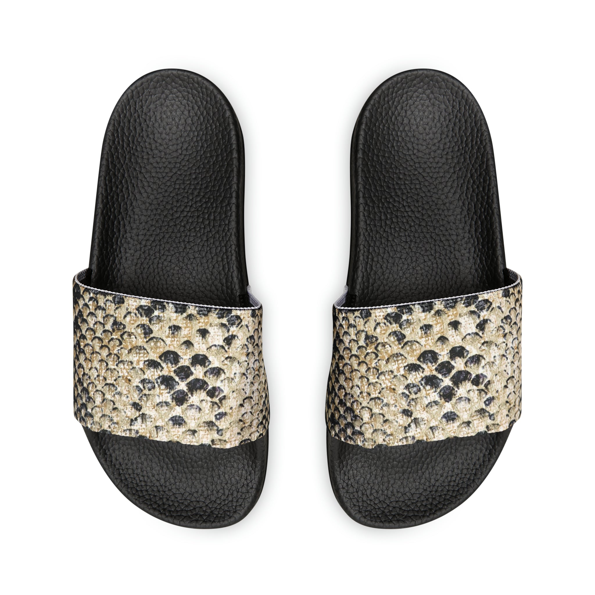 Sandales en peau d'écailles 