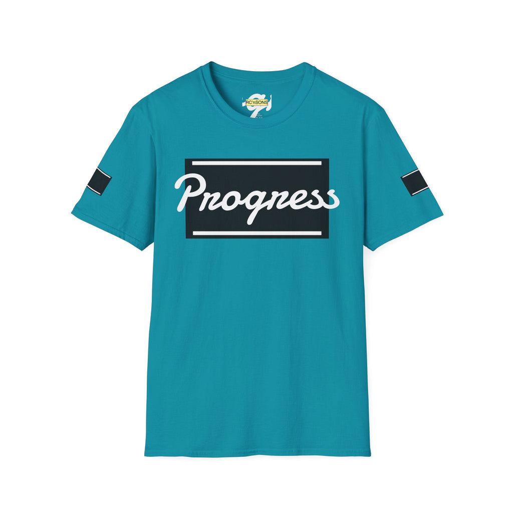Motivational Unisex Softstyle T-Shirt | Progress Tee, Gift for Teens, Casual Wear, Workout Shirt, Inspirational Apparel Printify