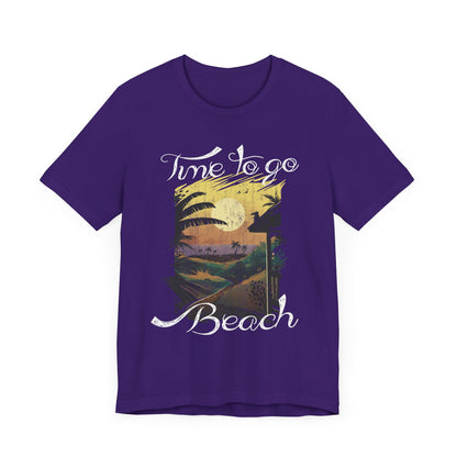 Il est temps d’aller à la plage Tee-shirt unisexe 