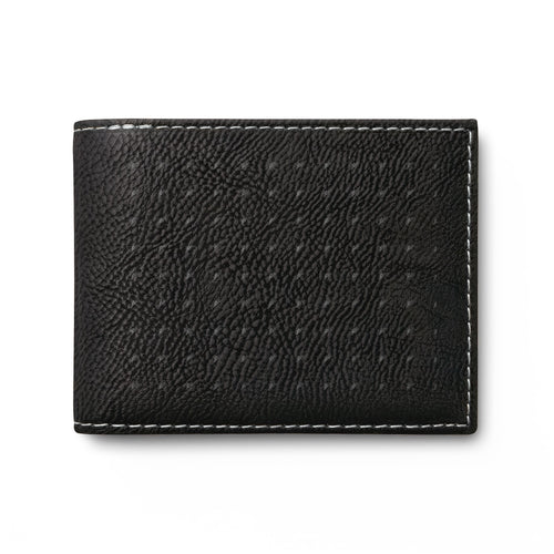 Bi-Fold Wallet — Slim Leather Card Wallet with Flip Pocket
