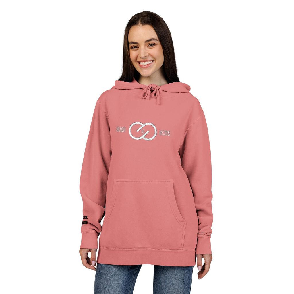Casual Embroidered Hoodie - Unisex Wear Printify