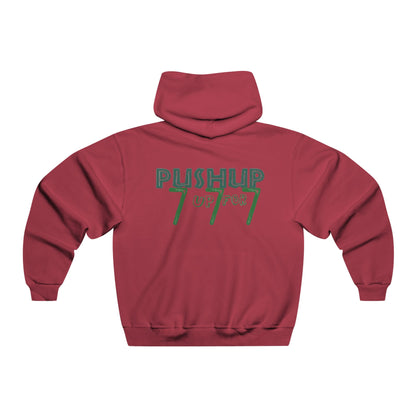 Push-Up 777 Graphic Hooded Sweatshirt for Fitness Enthusiasts