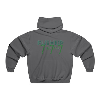 Push-Up 777 Graphic Hooded Sweatshirt for Fitness Enthusiasts