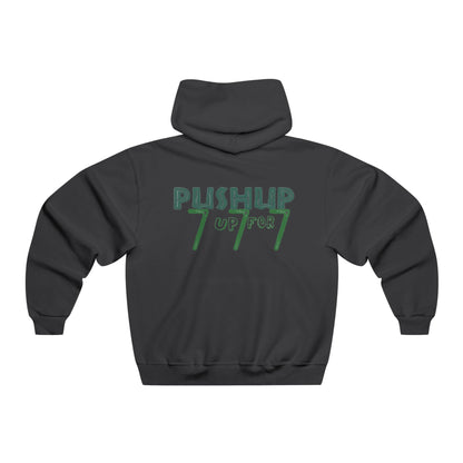 Push-Up 777 Graphic Hooded Sweatshirt for Fitness Enthusiasts