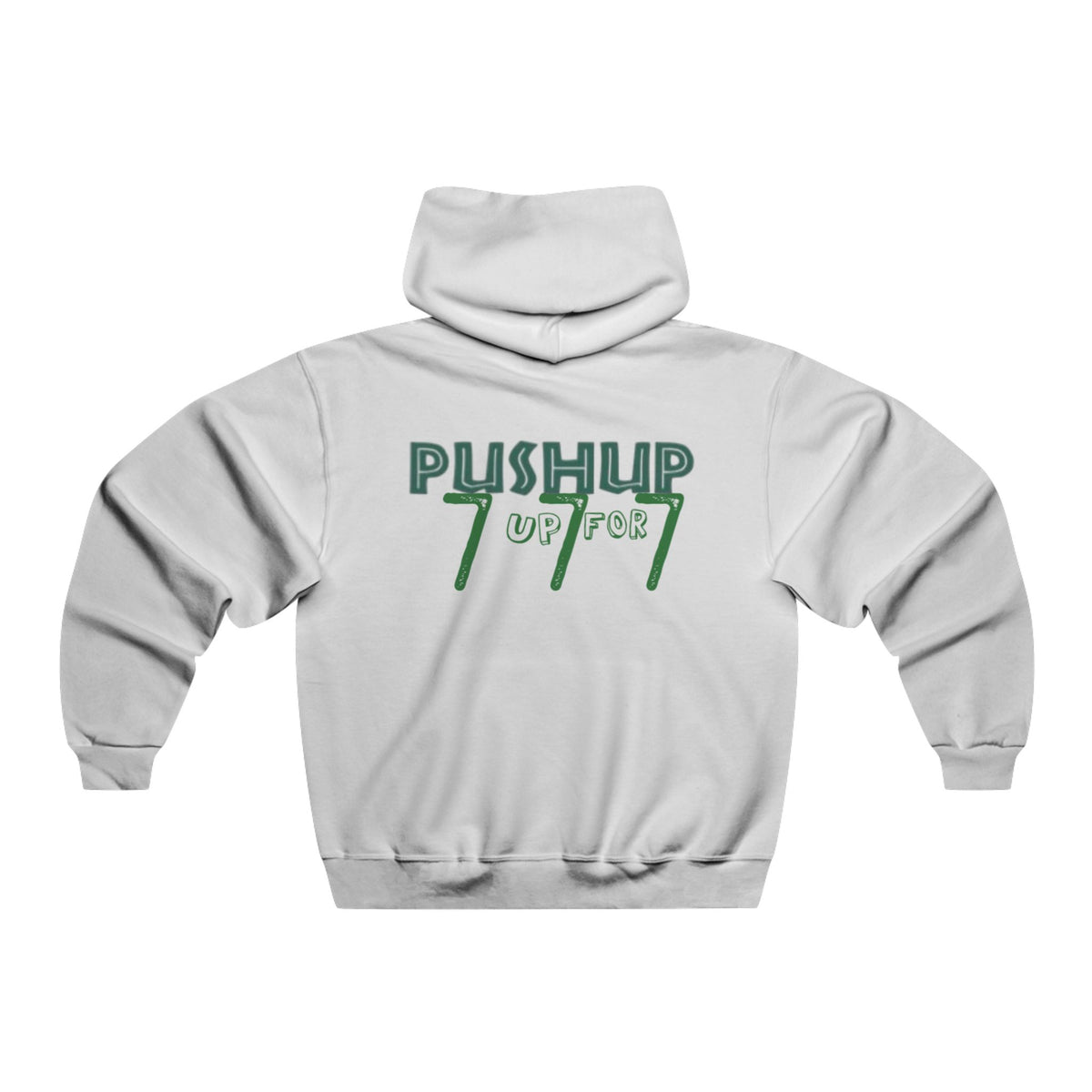 Push-Up 777 Graphic Hooded Sweatshirt for Fitness Enthusiasts