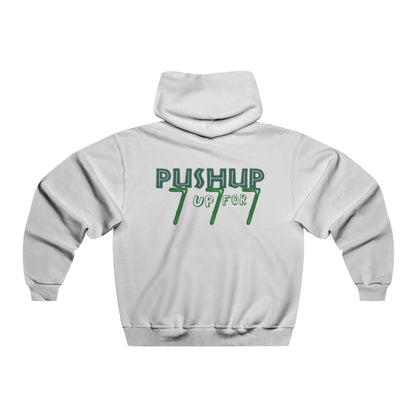 Push-Up 777 Graphic Hooded Sweatshirt for Fitness Enthusiasts