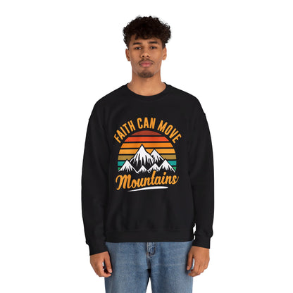 Faith Can Move Mountains Sweat-shirt unisexe 