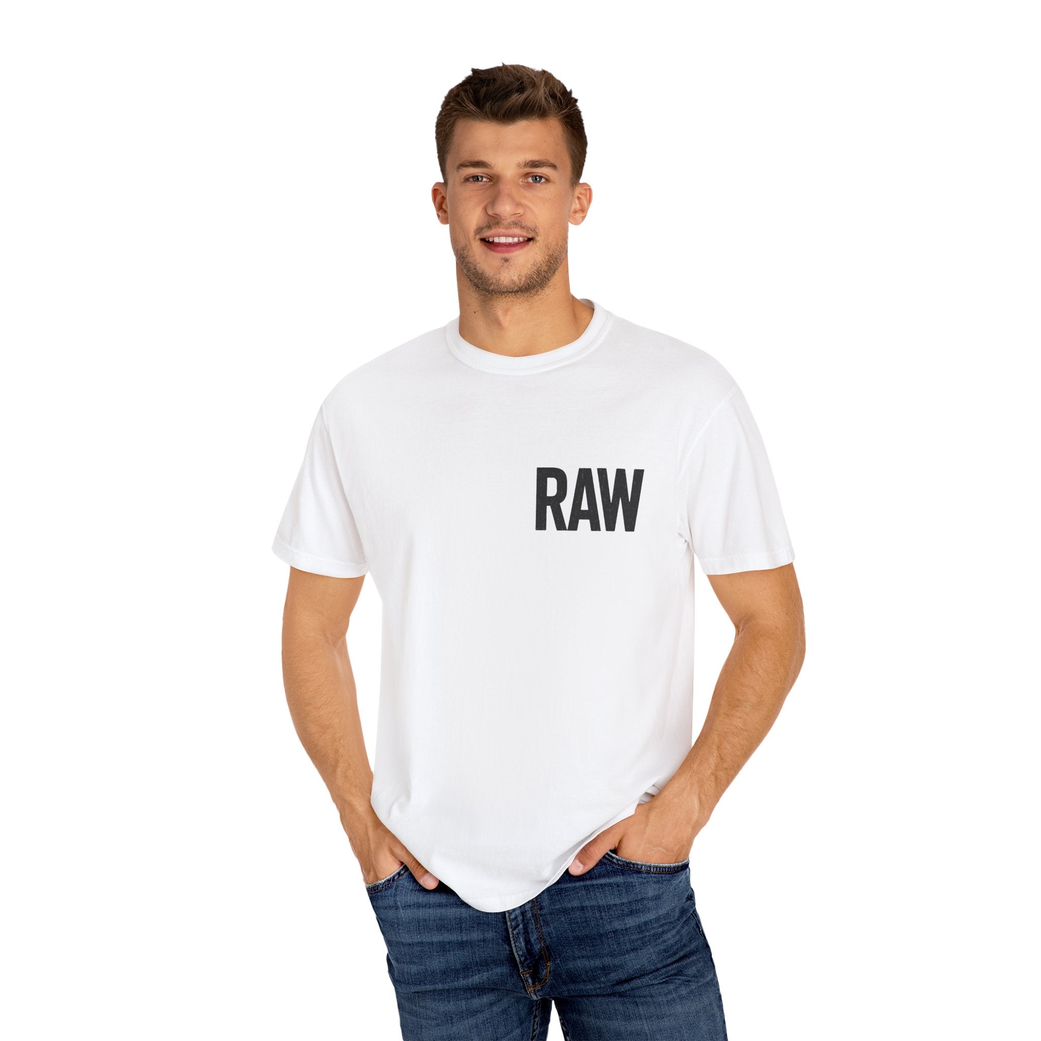 Garment-Dyed T-shirt RAW Design Printify