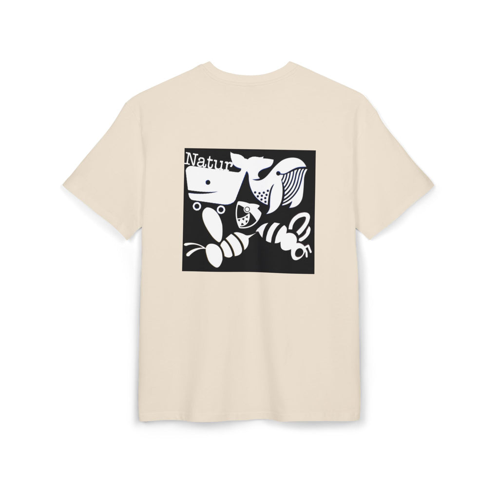 Nature-Inspired Oversize Tee - Unisex Graphic T-Shirt, Eco-Friendly Fashion, Casual Wear, Gift for Nature Lovers, Streetwear