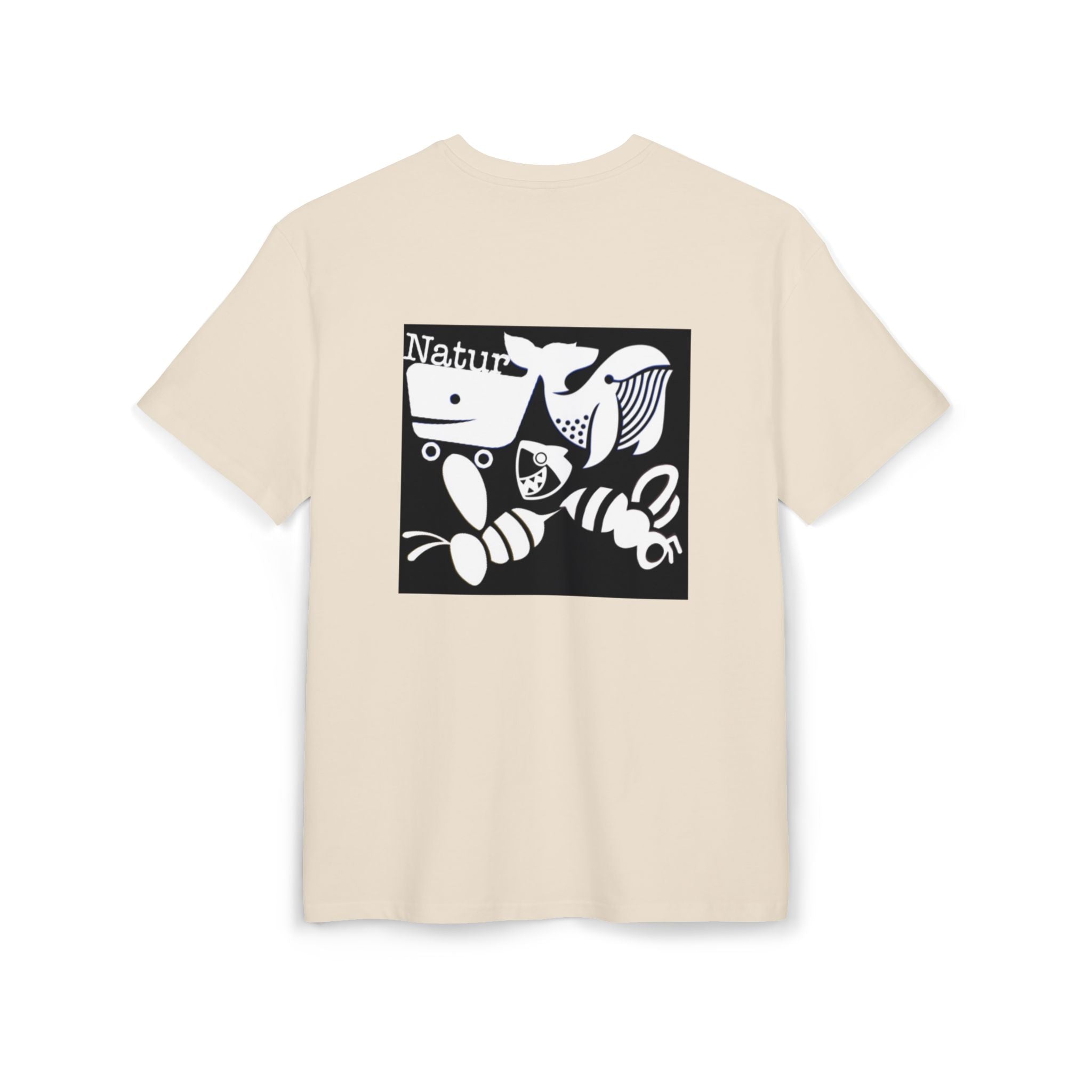 Nature-Inspired Oversize Tee - Unisex Graphic T-Shirt, Eco-Friendly Fashion, Casual Wear, Gift for Nature Lovers, Streetwear