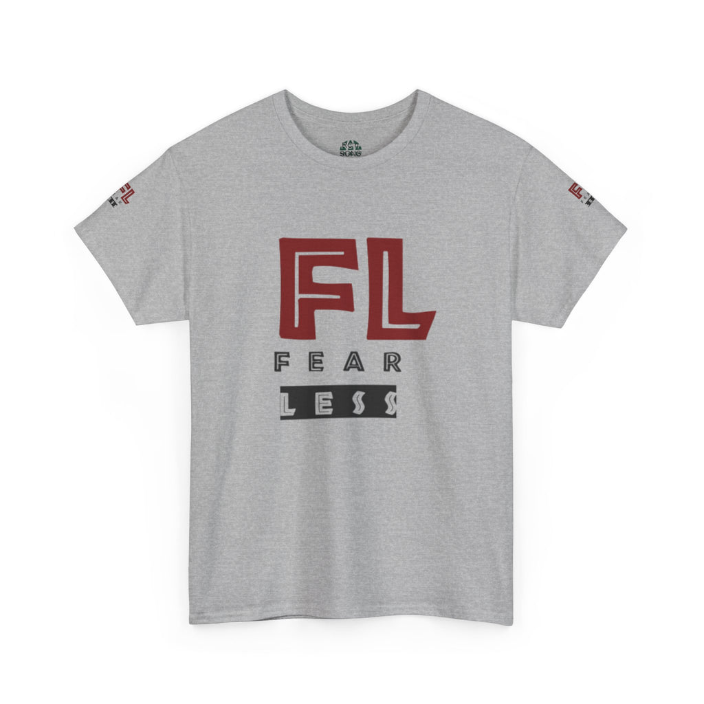 Fearless Graphic Unisex Heavy Cotton Tee - Bold Statement Shirt