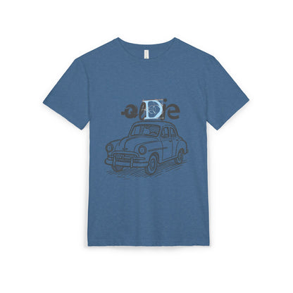 Vintage Car Graphic Tee | Unisex Sueded T-Shirt, Retro Auto Shirt, Fashion Gift, Casual Wear, Car Lover Apparel Printify
