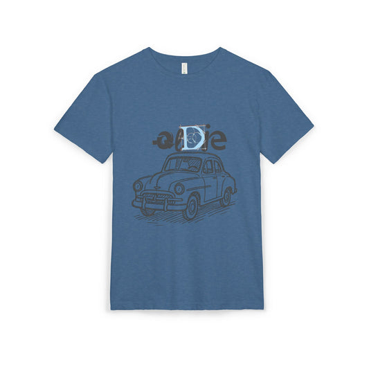 Vintage Car Graphic Tee | Unisex Sueded T-Shirt, Retro Auto Shirt, Fashion Gift, Casual Wear, Car Lover Apparel Printify