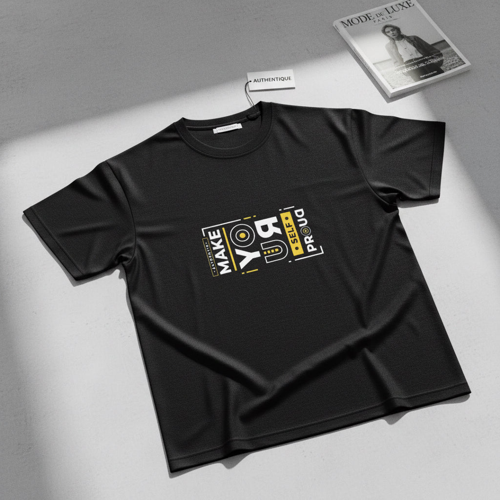 Make You Proud Tee — Motivational Graphic Heavyweight T-Shirt