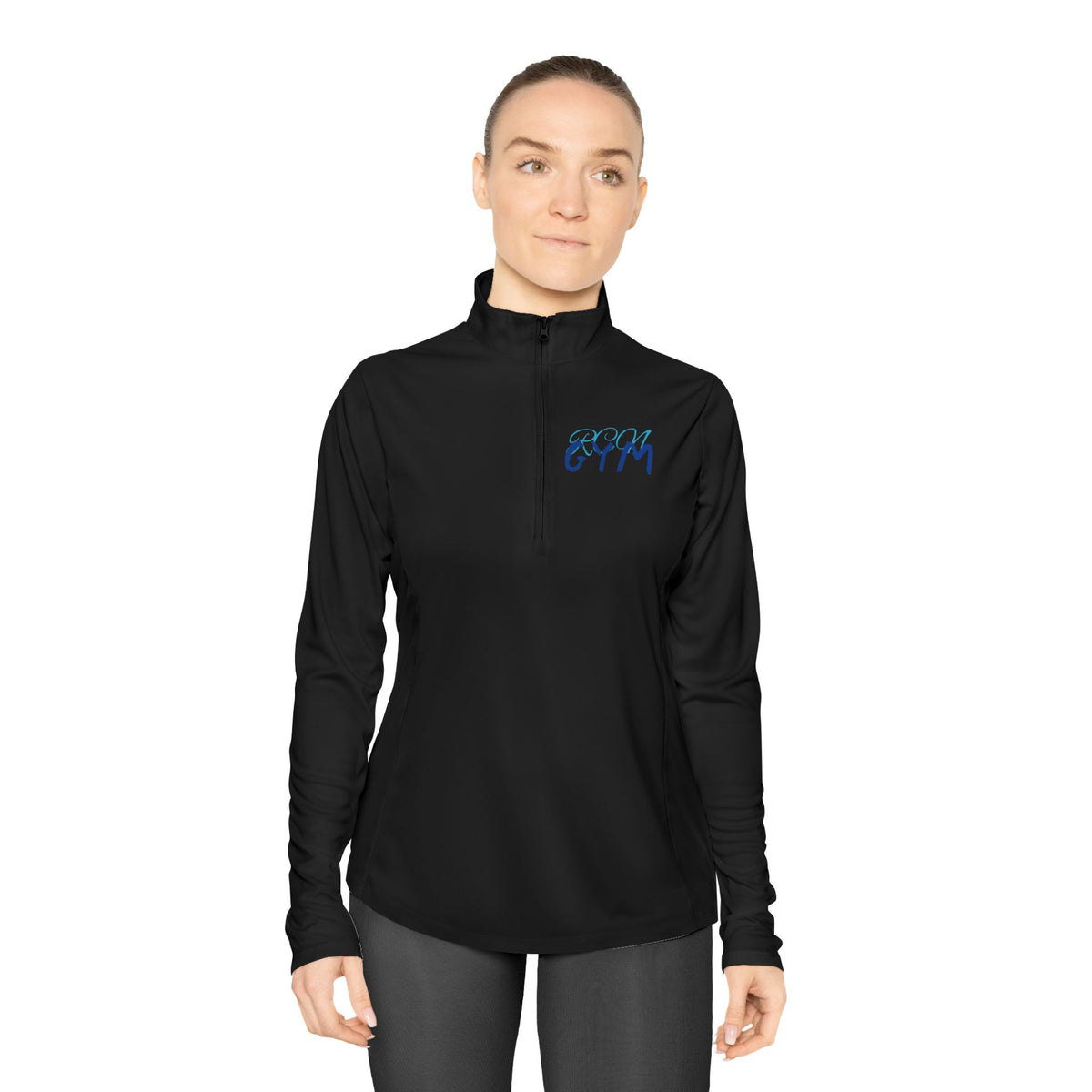 Quarter-Zip Pullover - Casual and Comfortable Women's Quarter-Zip Pullover