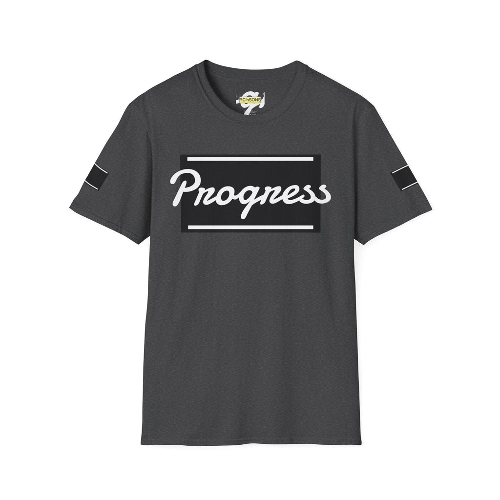 Motivational Unisex Softstyle T-Shirt | Progress Tee, Gift for Teens, Casual Wear, Workout Shirt, Inspirational Apparel Printify