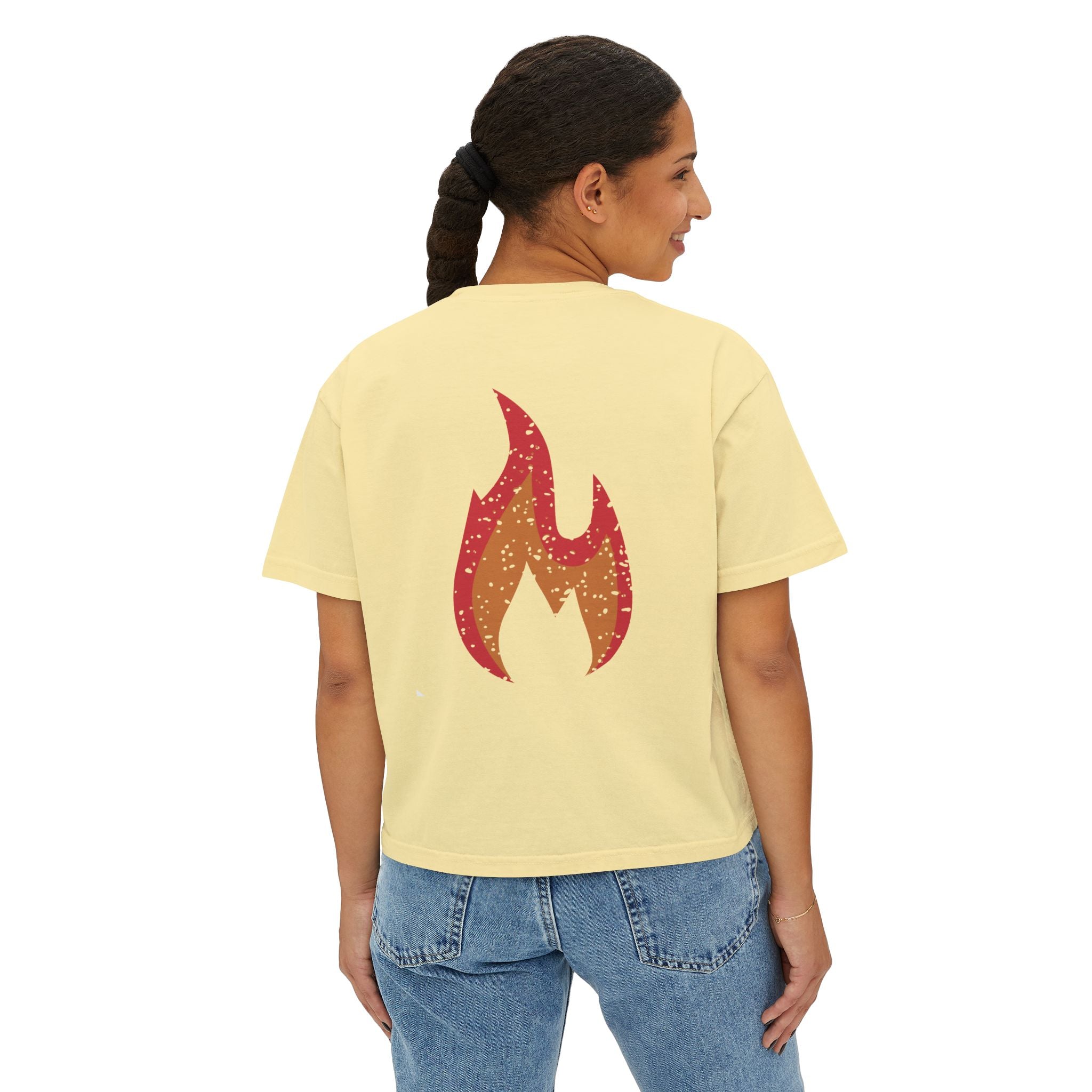 Boxy Tee - 'let it Snow' Design - Winter Holiday Shirt