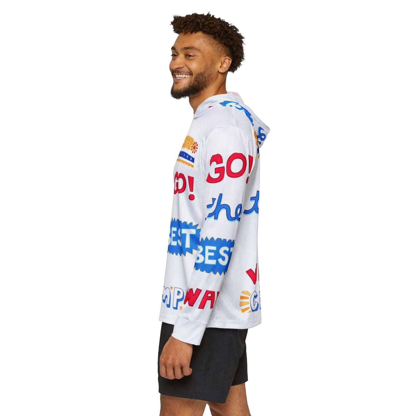 Sports Warmup Hoodie - Superstar Go the Best Way Champ Design