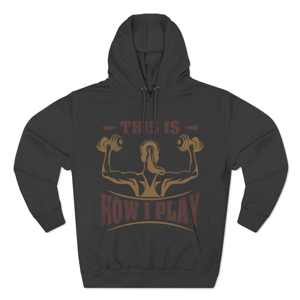 Rcnsons Unisex Three-Panel Fleece 'Play' Hoodie