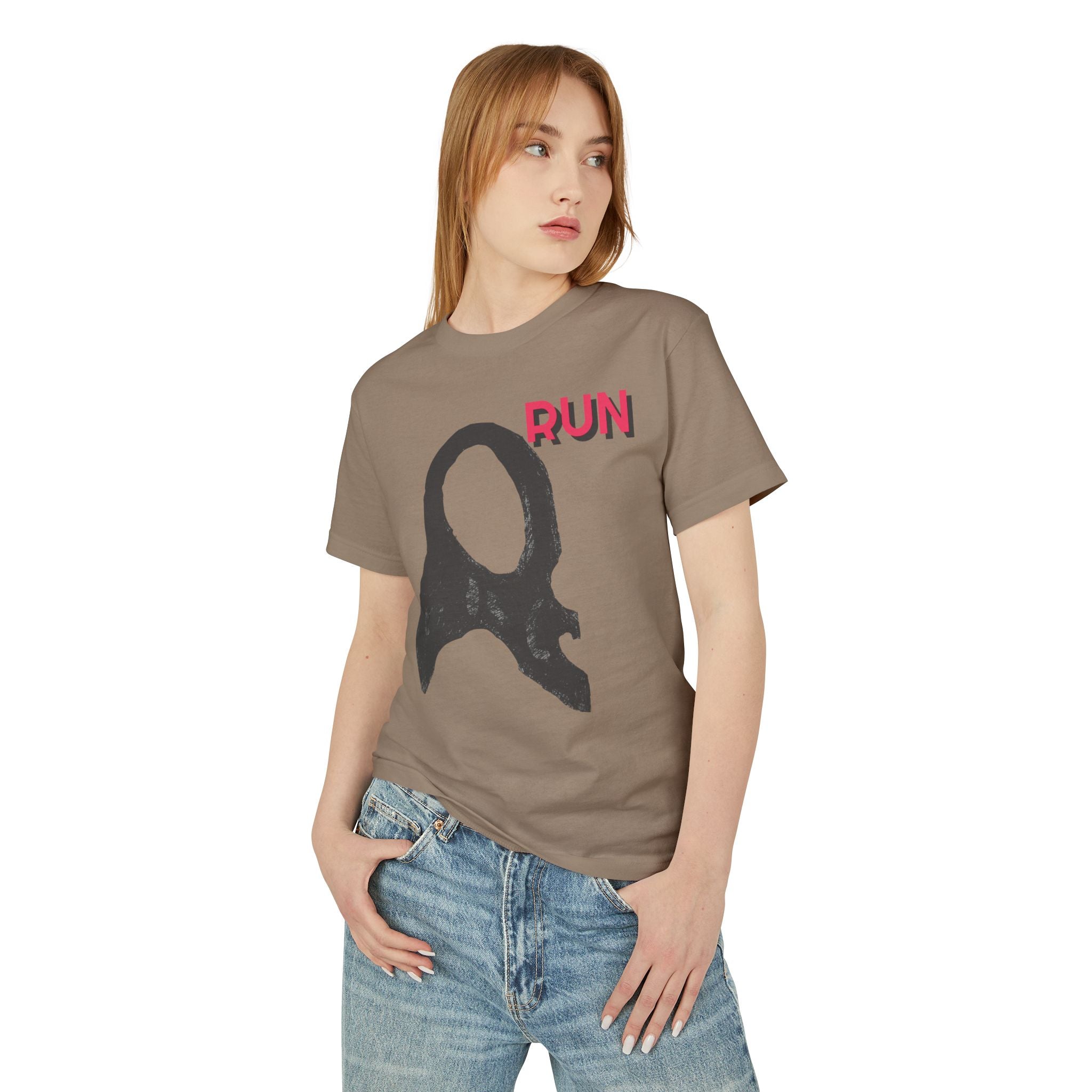Casual Unisex Tee -  Run Graphic